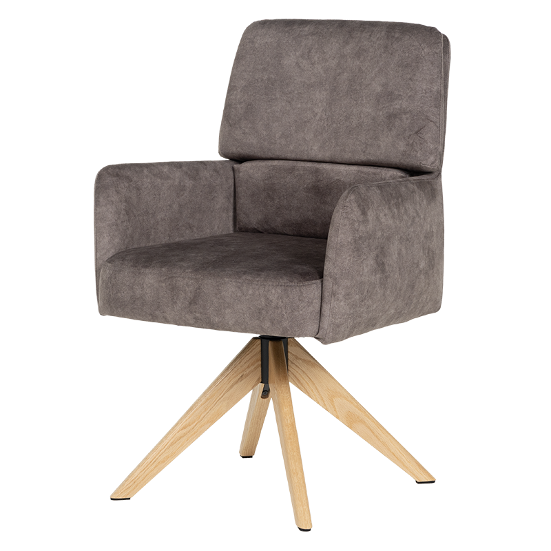 Трапезен стол NARVA W - тъмнобежов