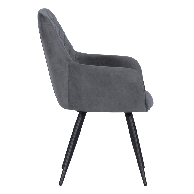 Трапезен стол ETON P - тъмносив HLR