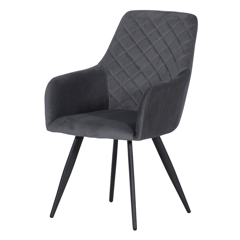 Трапезен стол ETON P - тъмносив HLR