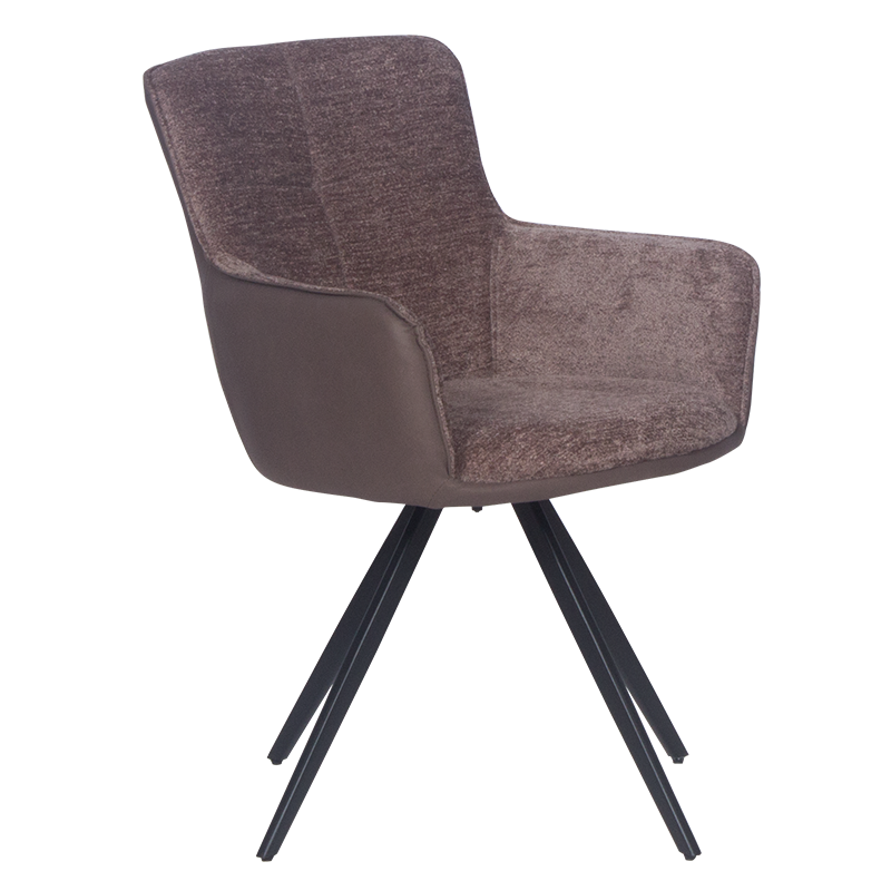 Трапезен стол PENDLE - средно кафяв XV