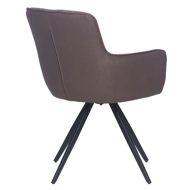 Трапезен стол PENDLE - средно кафяв XV