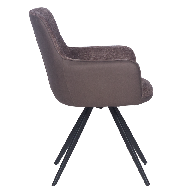 Трапезен стол PENDLE - средно кафяв XV