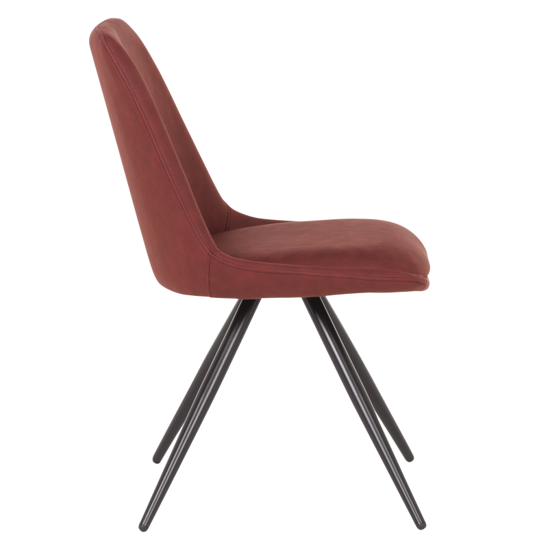 Трапезен стол CAMDEN - червен SF 2