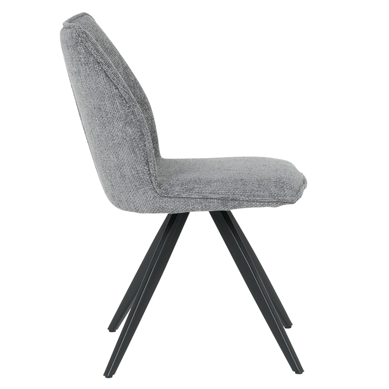 Трапезен стол DORSET - сив L 18