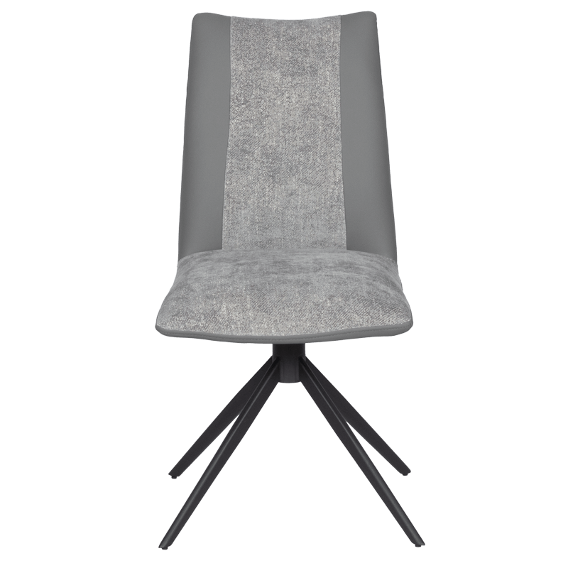 Трапезен стол TULSA - тъмносив