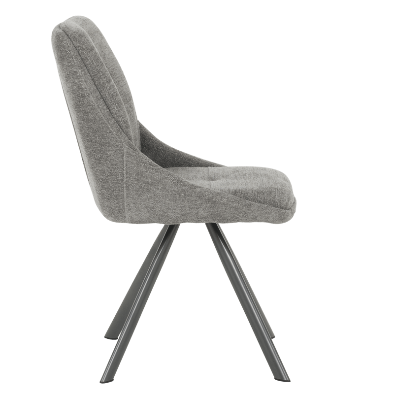 Трапезен стол  LONDON 2 - сив R 07