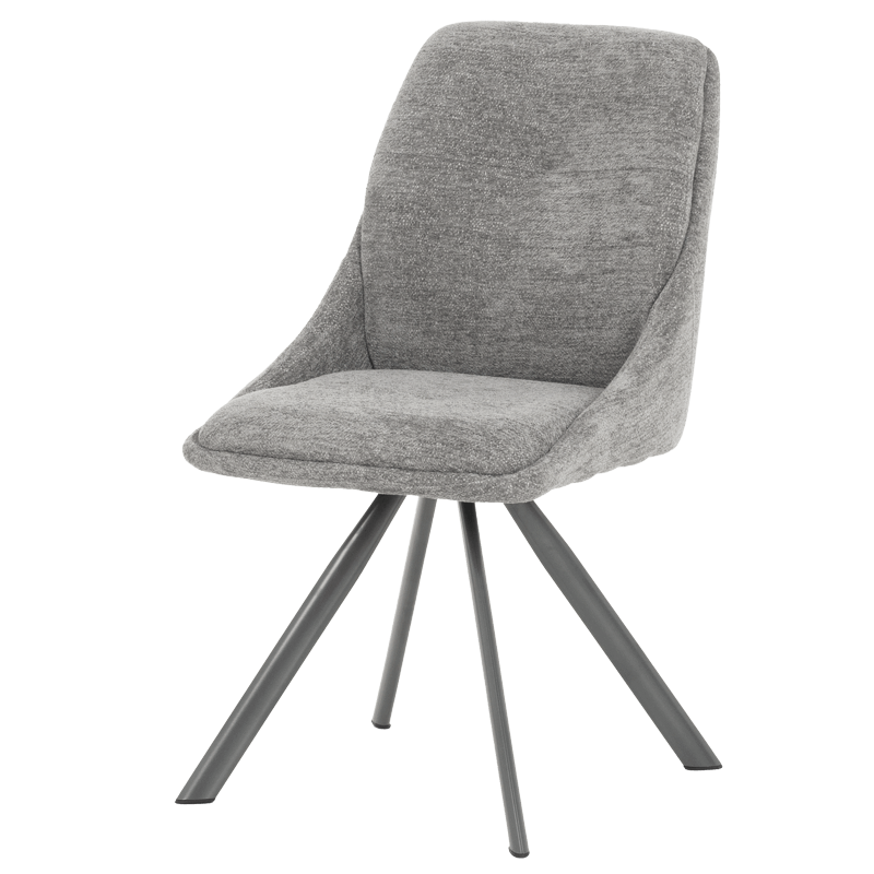 Трапезен стол  LONDON 2 - сив R 07