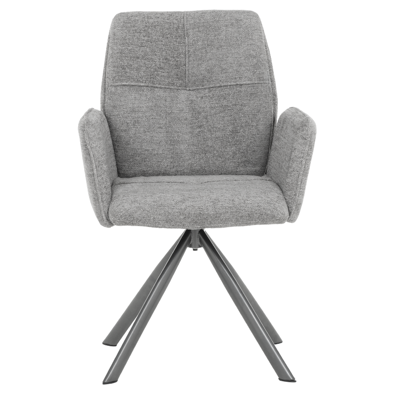 Трапезен стол BURY 2 - сив R 07