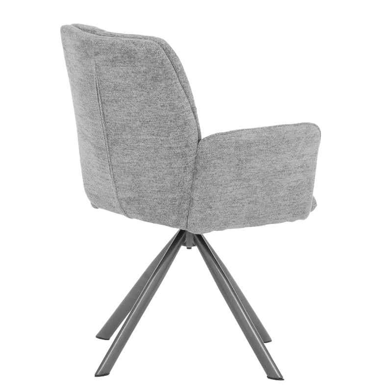 Трапезен стол BURY 2 - сив R 07