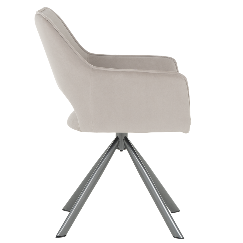 Трапезен стол READING 2 - светлосив MJ 3