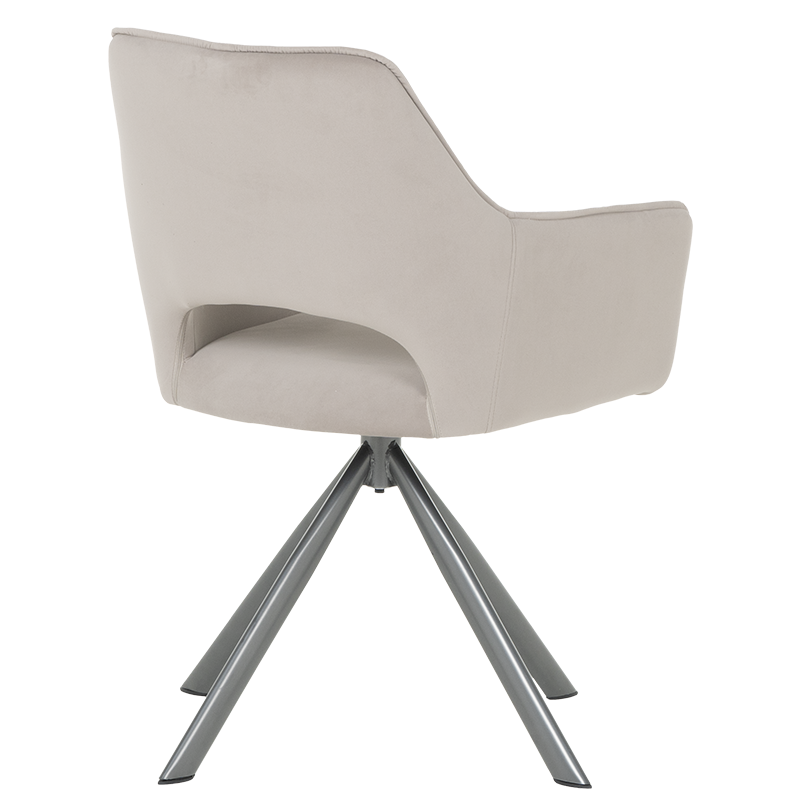 Трапезен стол READING 2 - светлосив MJ 3