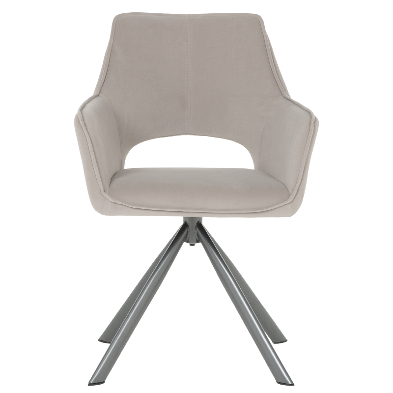 Трапезен стол READING 2 - светлосив MJ 3