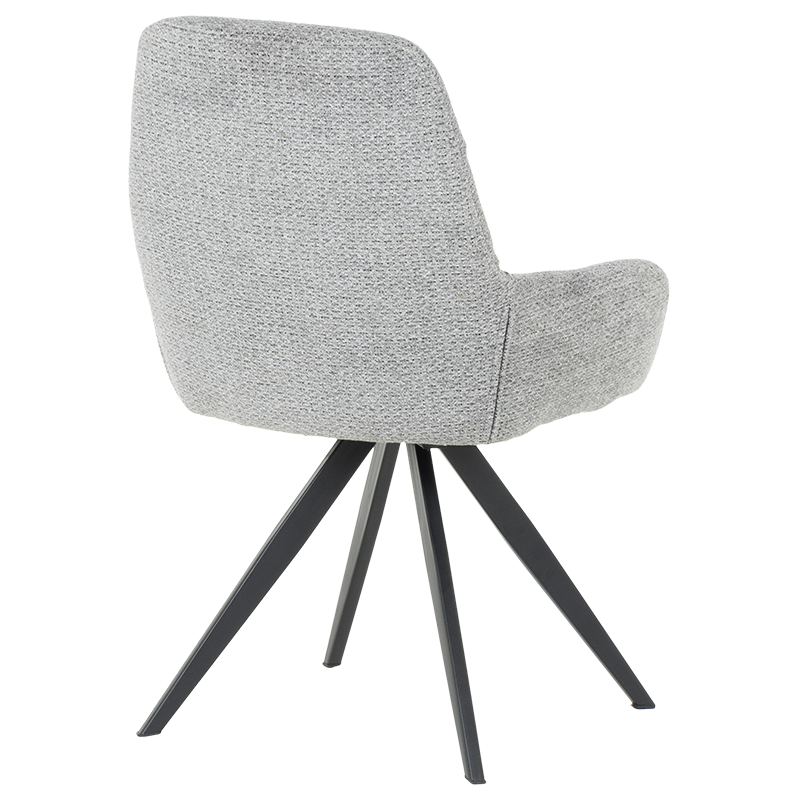 Трапезен стол ASCOT - сив B 90