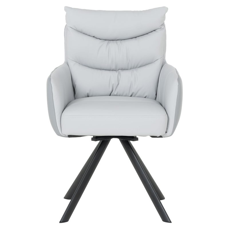 Трапезен стол LURGAN - сив 68