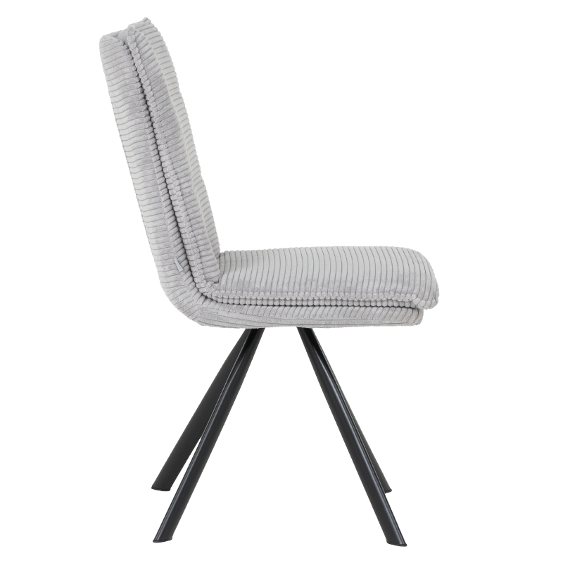 Трапезен стол ELY N - сив 86 N