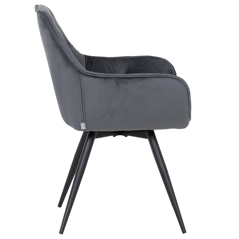 Трапезен стол LATINA PREMIUM - тъмносив