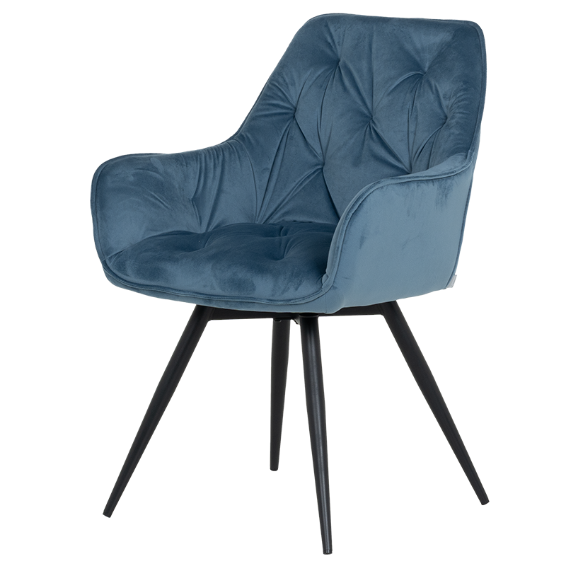 Трапезен стол LATINA PREMIUM - син