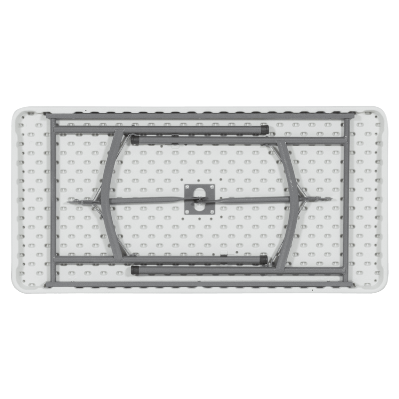 Сгъваемa кетъринг маса Carmen 9943 - бяла