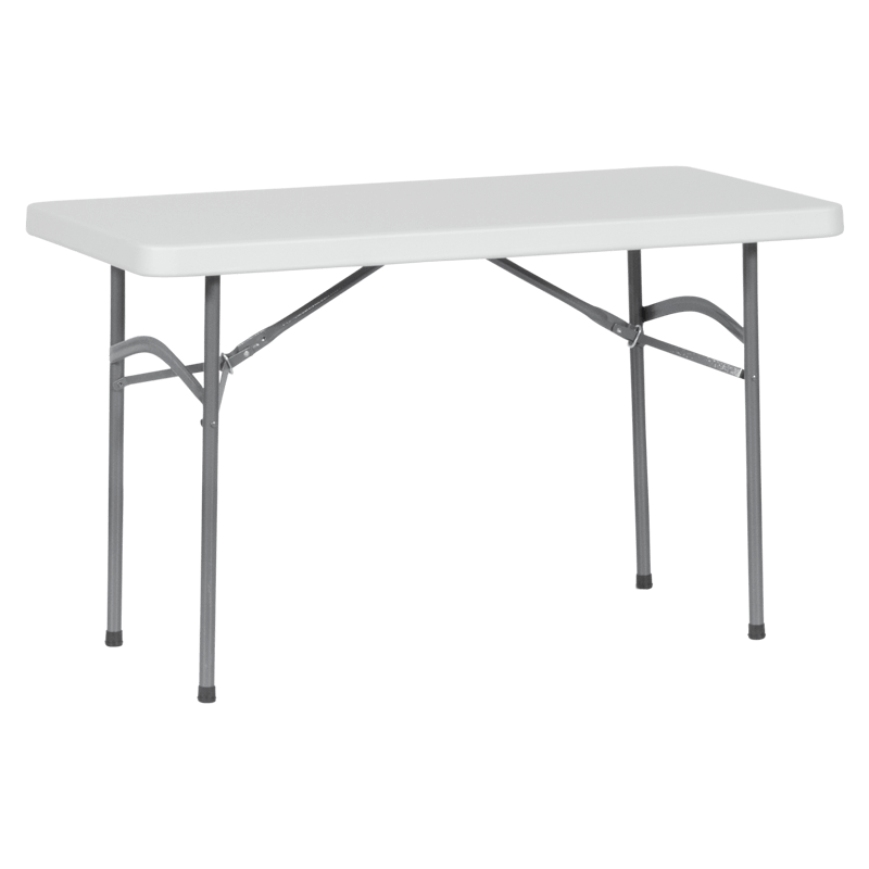 Сгъваемa кетъринг маса Carmen 9943 - бяла