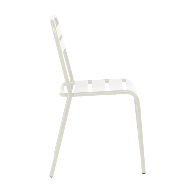 Метален градински стол ABA - светлосив