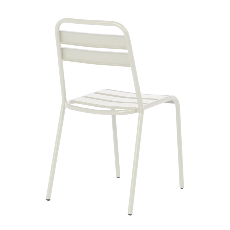 Метален градински стол ABA - светлосив