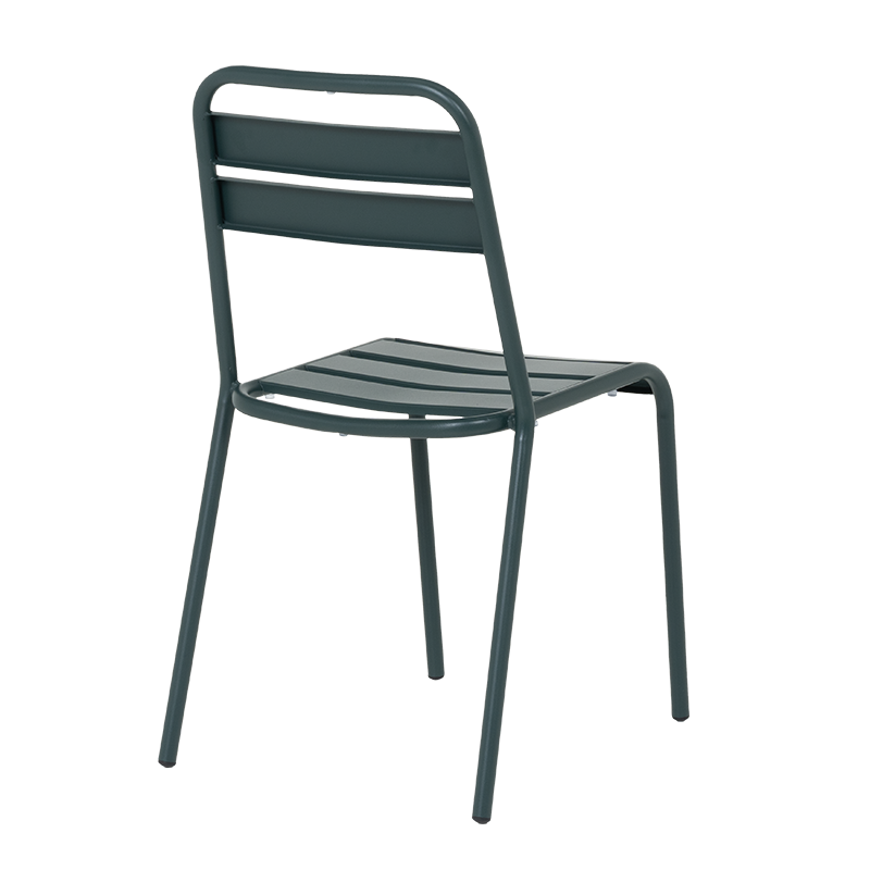 Метален градински стол ABA - тъмнозелен