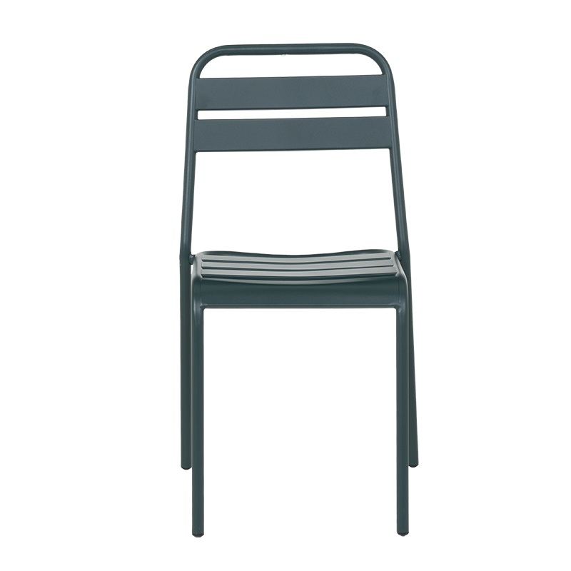 Метален градински стол ABA - тъмнозелен