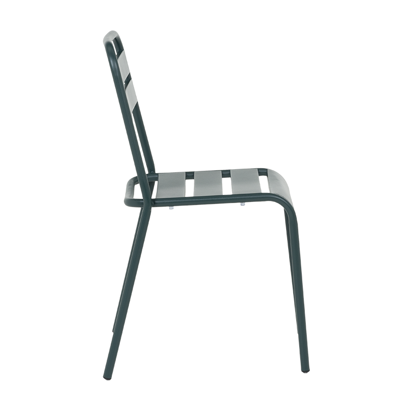 Метален градински стол ABA - тъмнозелен