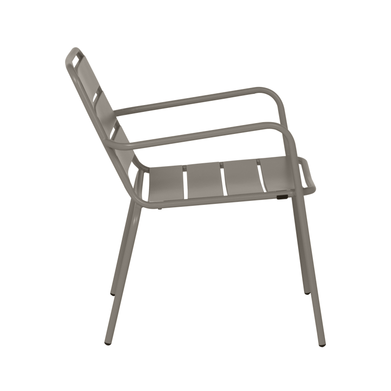 Метален градински стол SAKI - капучино