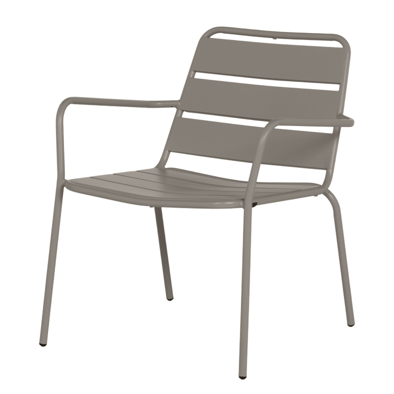 Метален градински стол SAKI - капучино