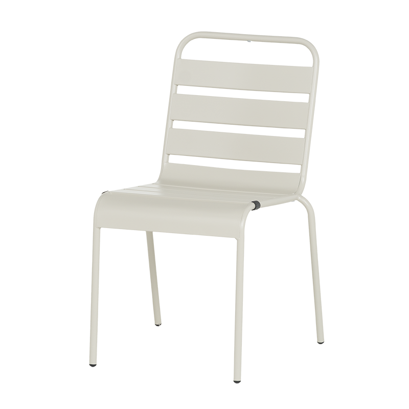 Метален градински стол MURI - светлосив