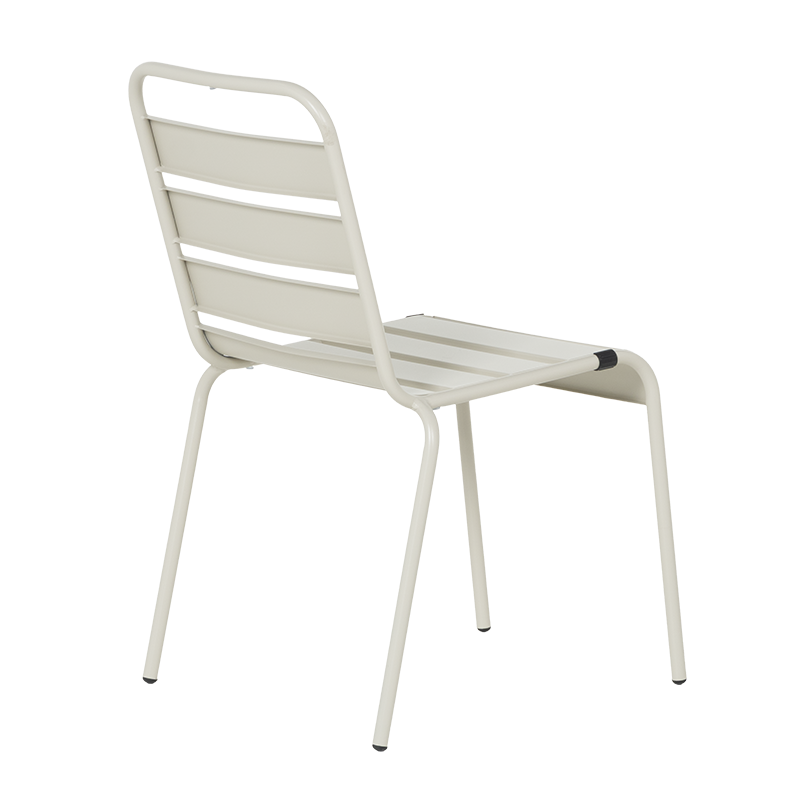 Метален градински стол MURI - светлосив