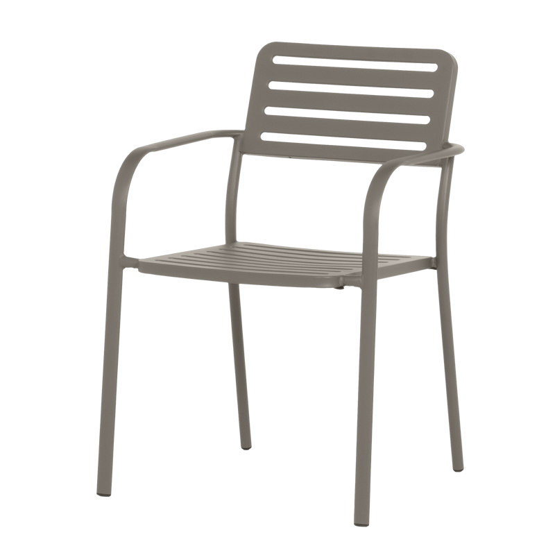 Метален градински стол WASE - капучино