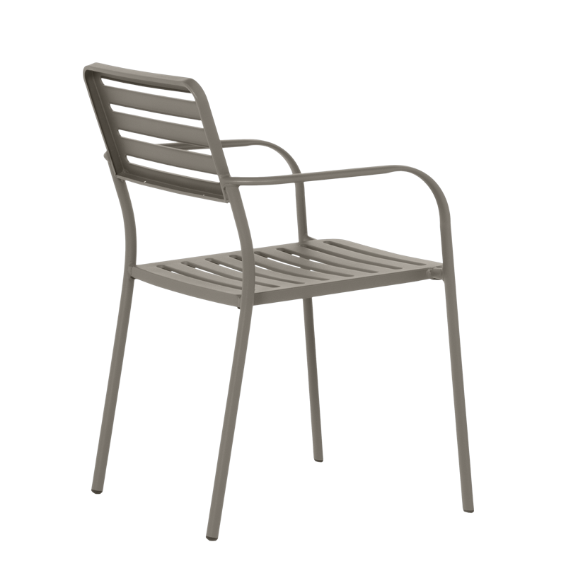 Метален градински стол WASE - капучино