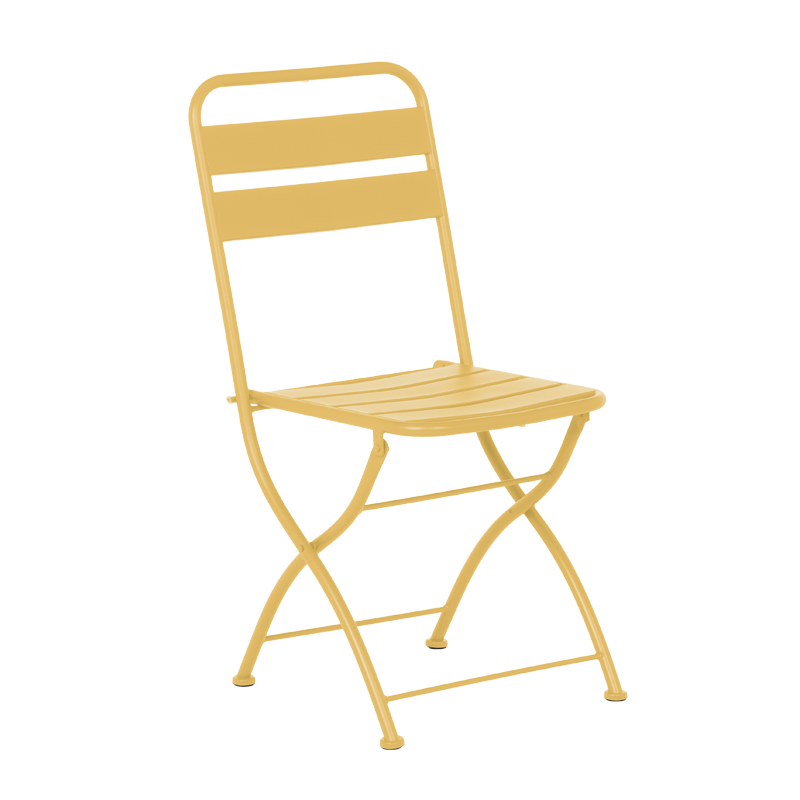 Сгъваем кетъринг стол YOM - жълт