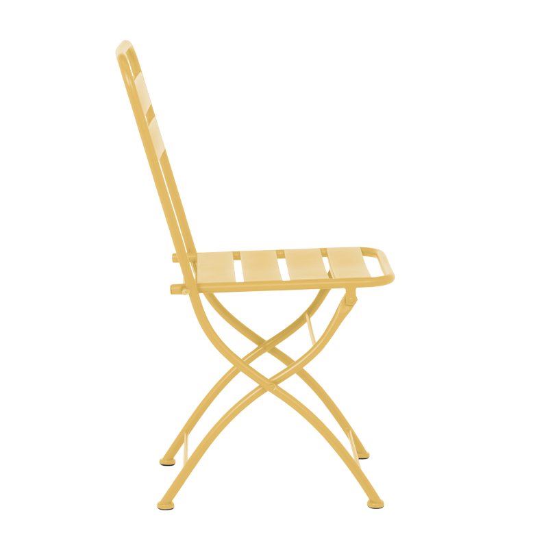 Сгъваем кетъринг стол YOM - жълт