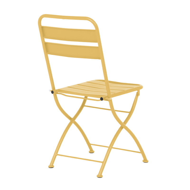 Сгъваем кетъринг стол YOM - жълт