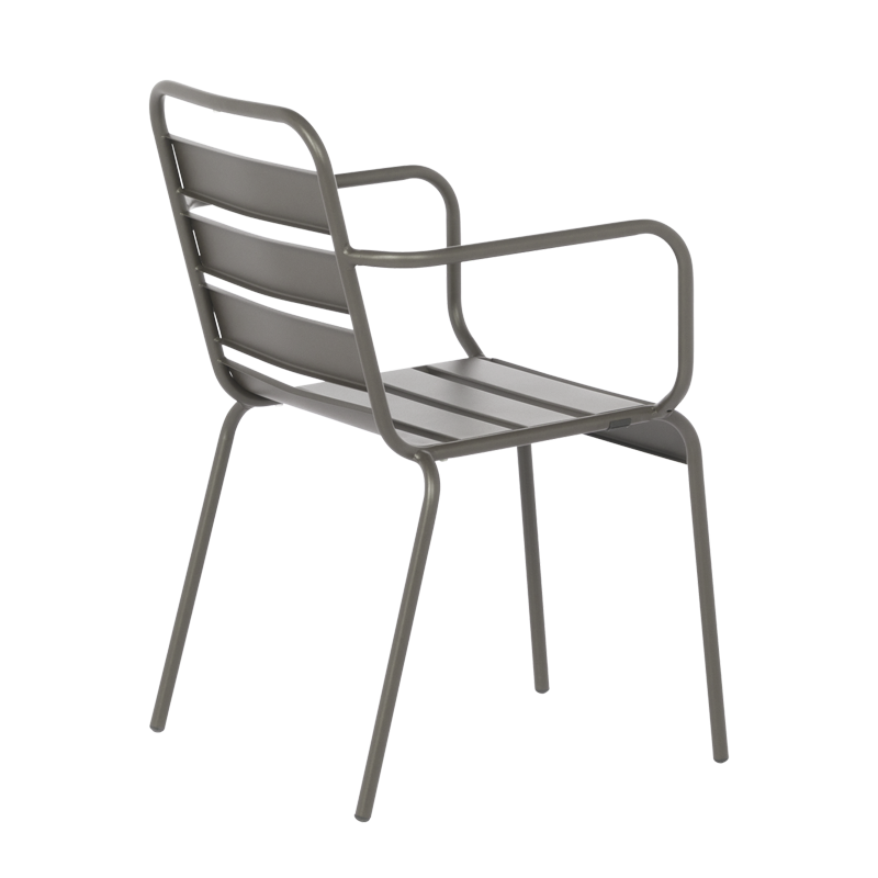 Метален градински стол INISA - капучино