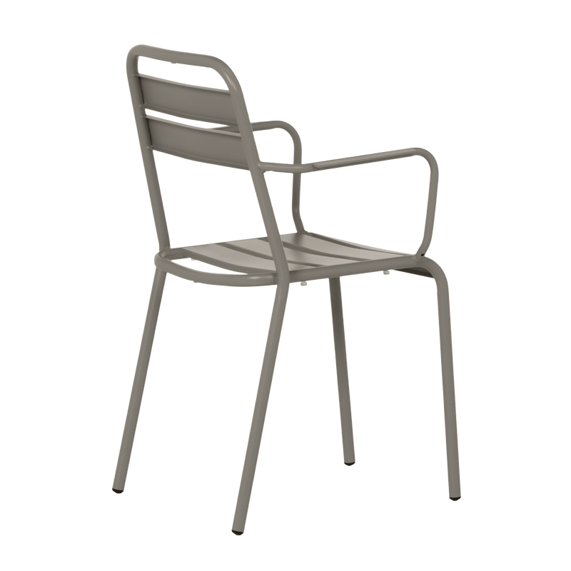 Метален градински стол ZAMFARA - капучино