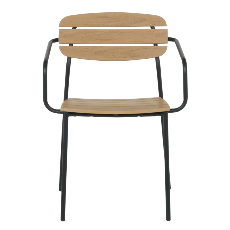 Метален градински стол YOBE - бук