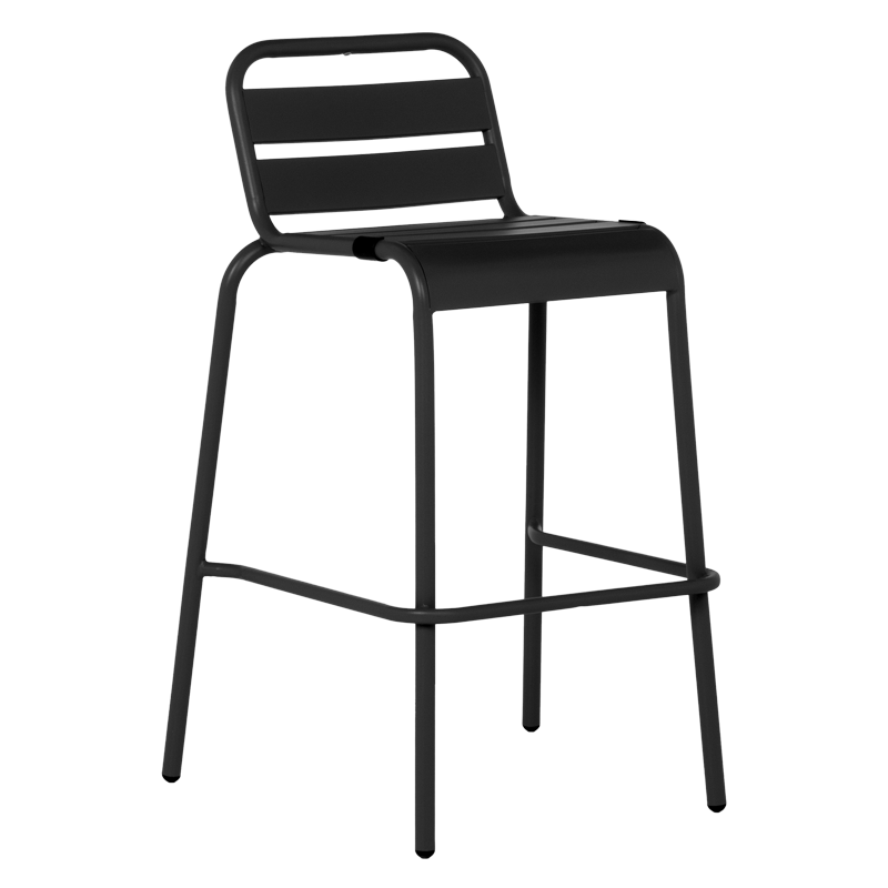 Кетъринг бар стол SHAKI - черен