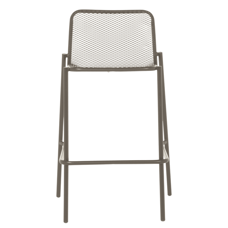 Метален кетъринг бар стол BAMA - капучино