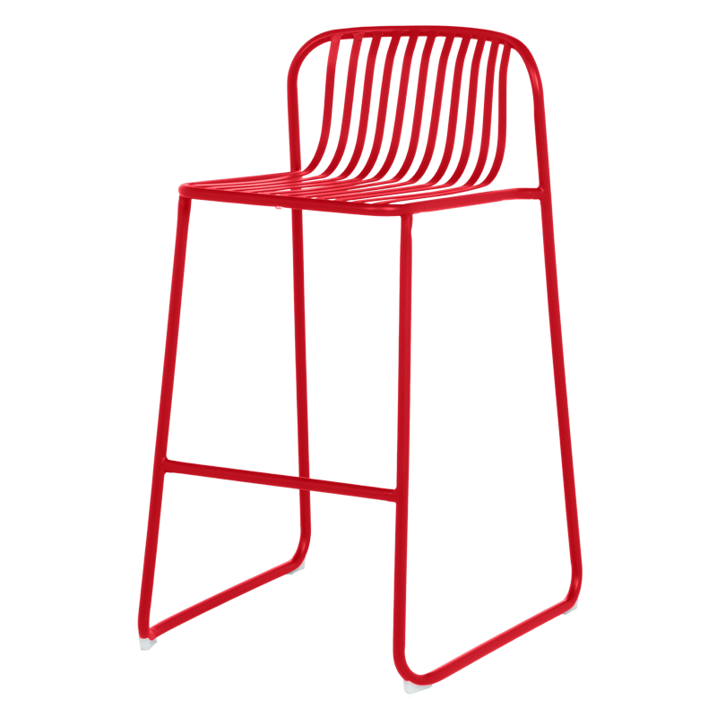 Кетъринг бар стол KISI - червен