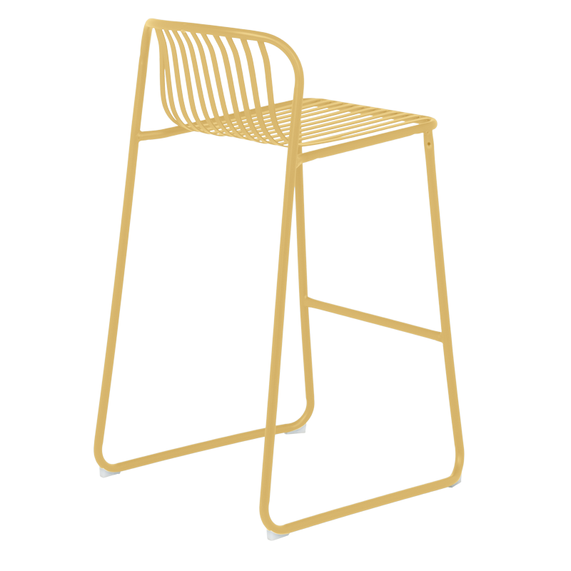 Кетъринг бар стол KISI - жълт