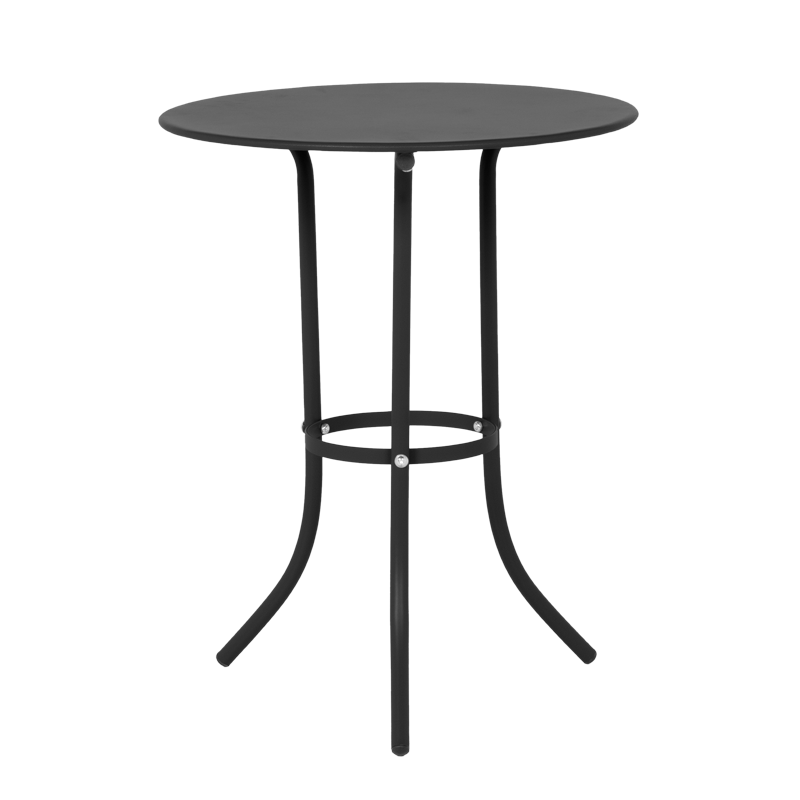 Метална градинска маса NIGER D 60 - черна