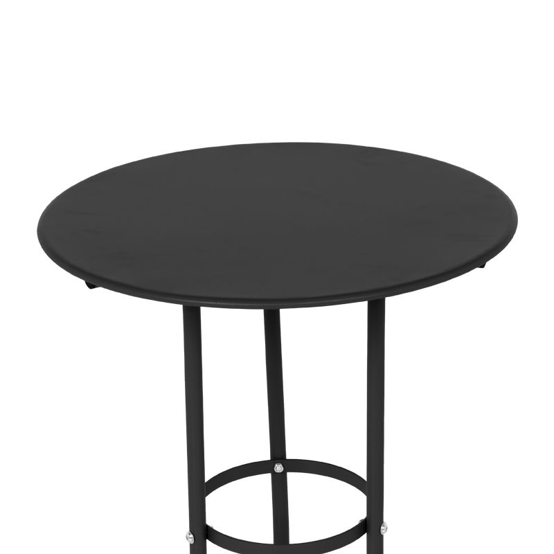 Метална градинска маса NIGER D 60 - черна