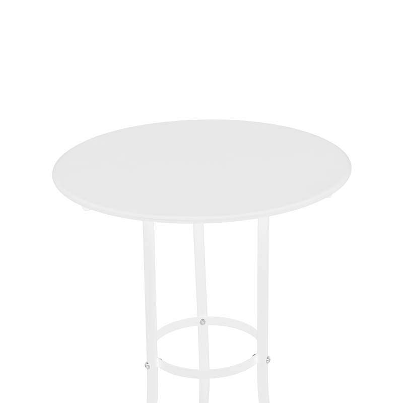 Метална градинска маса NIGER D 60 - бяла