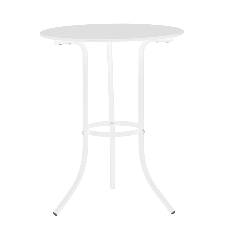 Метална градинска маса NIGER D 60 - бяла
