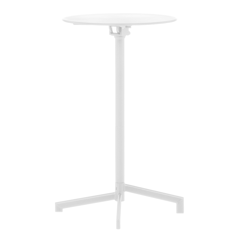 Сгъваема кетъринг бар маса BIDA - бяла