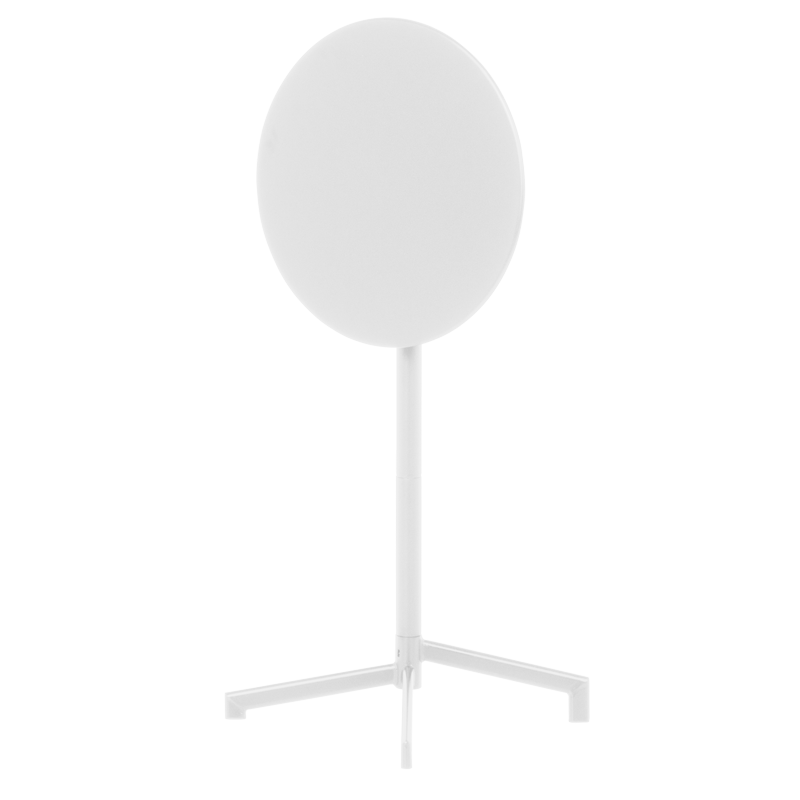 Сгъваема кетъринг бар маса BIDA - бяла